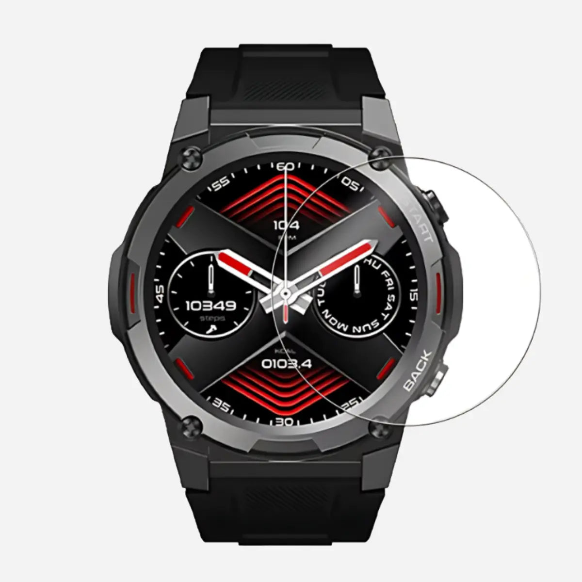 2x Gehärtete Schutzfolie für "Titan Vibe 7 Pro" MillesTEC