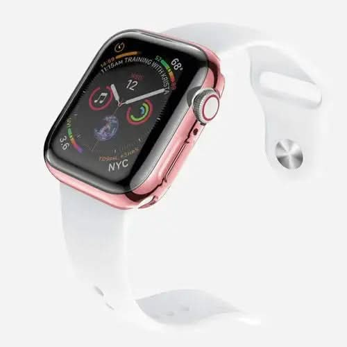 MillesTECbandPRO 360 FULLBODY Case für Apple Watch Series 9, 8 und 7 - 41 mm - Transparent - MillesTEC