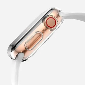 bandkult 360 FULLBODY Case für Apple Watch Series 9, 8 und 7 - 45 mm - Transparent – zweite Ansicht