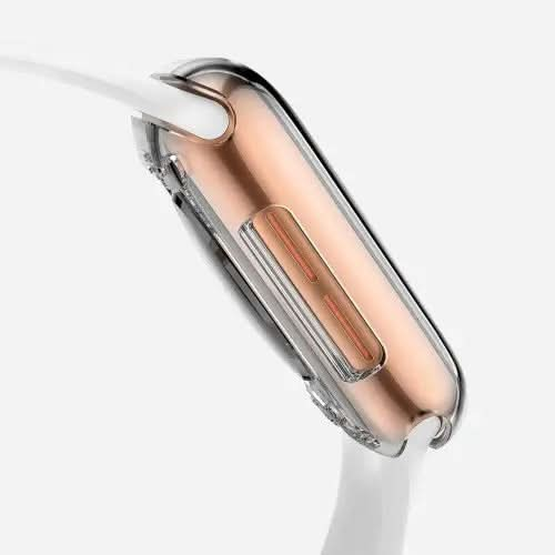 MillesTECbandPRO 360 FULLBODY Case für Apple Watch Series 9, 8 und 7 - 45 mm - Transparent - MillesTEC
