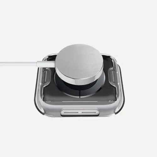 MillesTECbandPRO 360 FULLBODY Case für Apple Watch Series 9, 8 und 7 - 45 mm - Transparent - MillesTEC