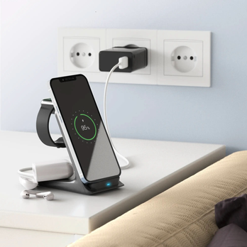 bandkult 3in1 Ladestation für iPhone, Apple Watch und AirPods – zweite Ansicht