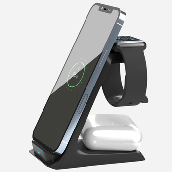 bandkult 3in1 Ladestation für iPhone, Apple Watch und AirPods
