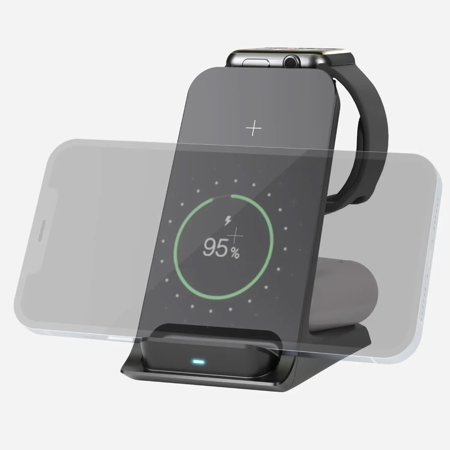 3in1 Ladestation für iPhone, Apple Watch und AirPods - MillesTEC-