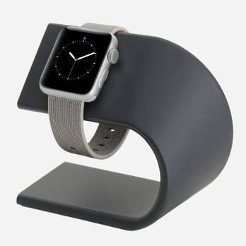 bandkult Aluminium Apple Watch Ständer schwarz