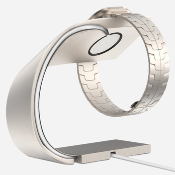 bandkult Aluminium Apple Watch Ultra Ständer - Titanfarben – zweite Ansicht