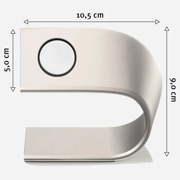 MillesTECband Aluminium Apple Watch Ultra Ständer - Titanfarben MillesTEC