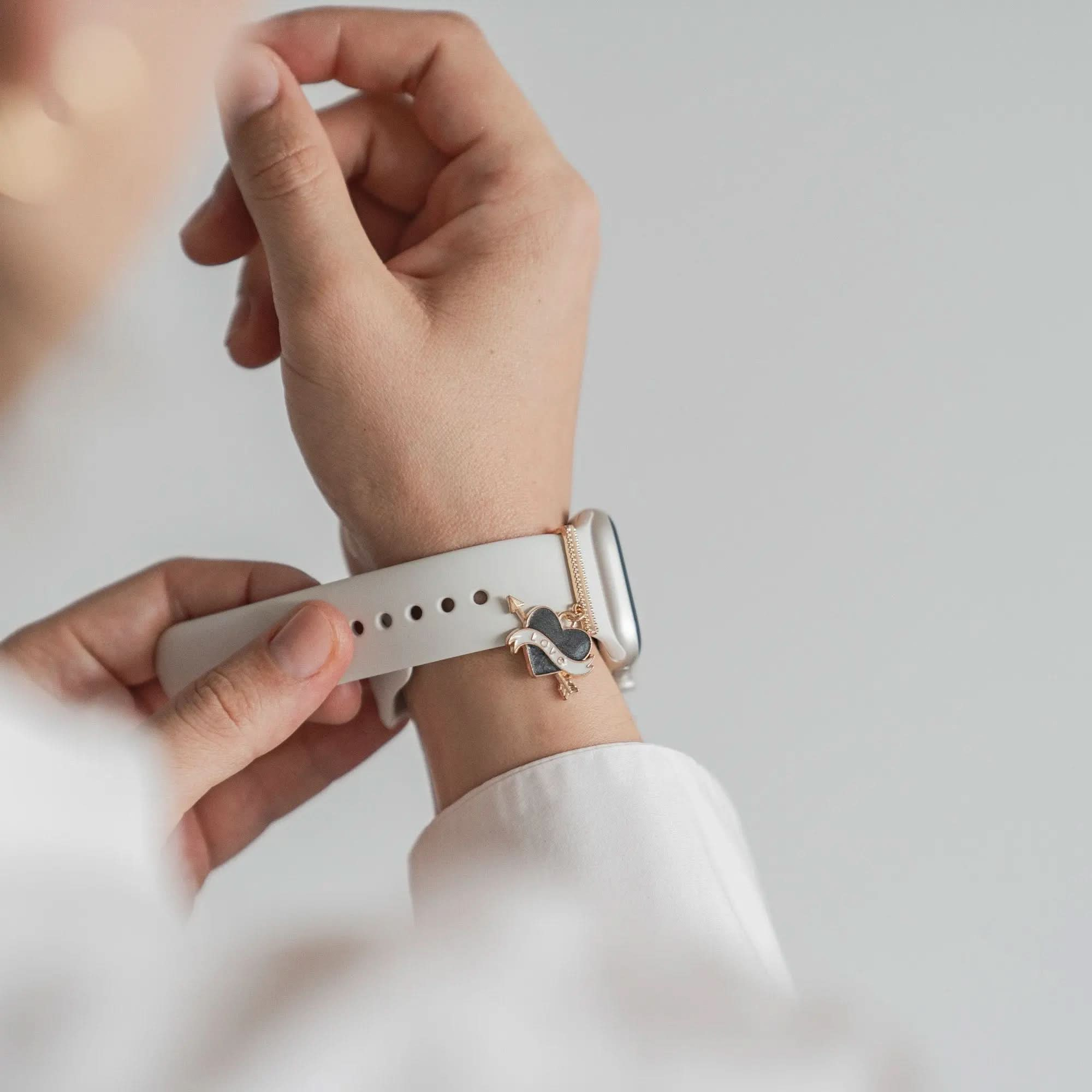 MillesTECband Apple Watch Charms "Amor" - Gold - MillesTEC