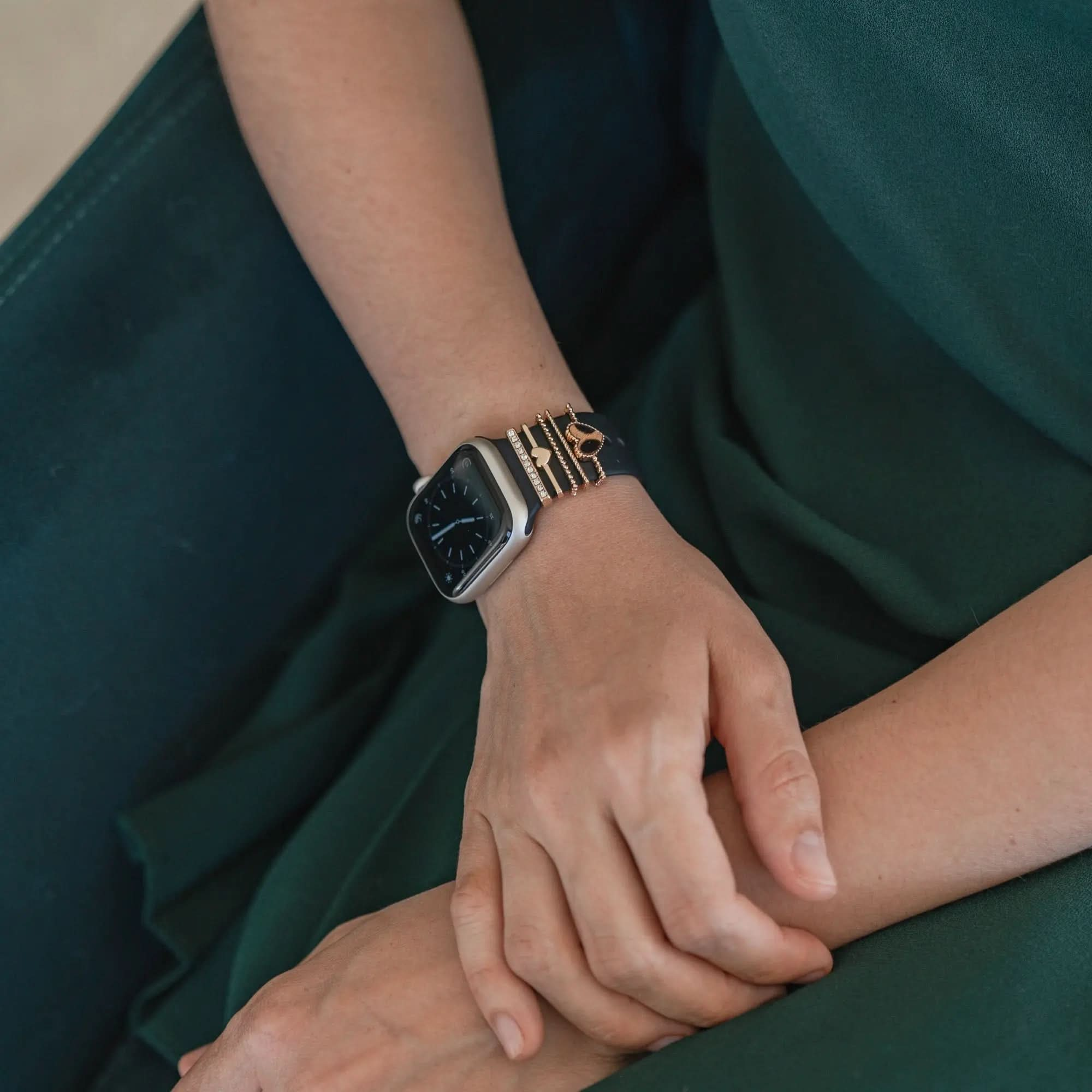 MillesTECband Apple Watch Charms "Heart" - Gold - MillesTEC