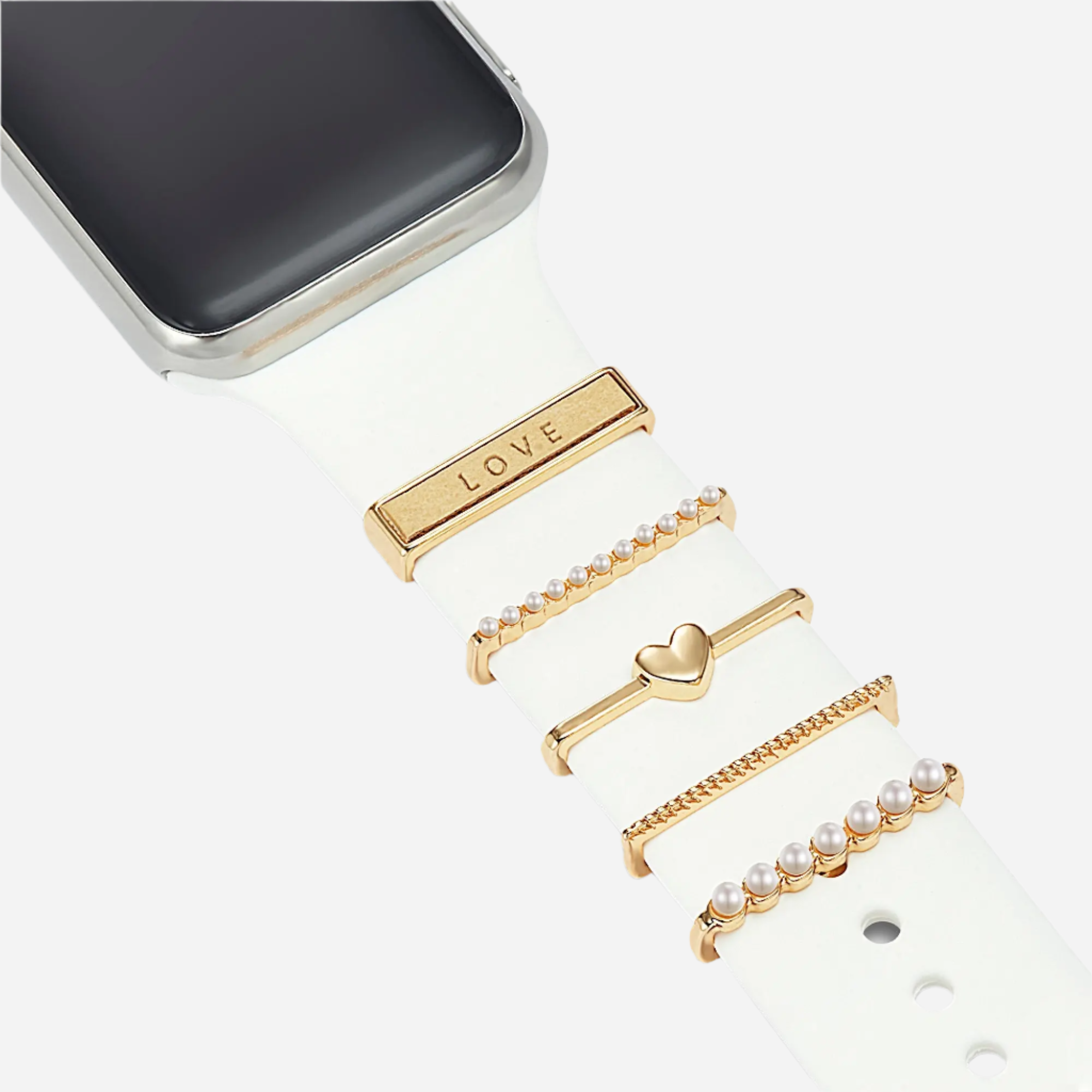 MillesTECband Apple Watch Charms "Love" - Gold MillesTEC