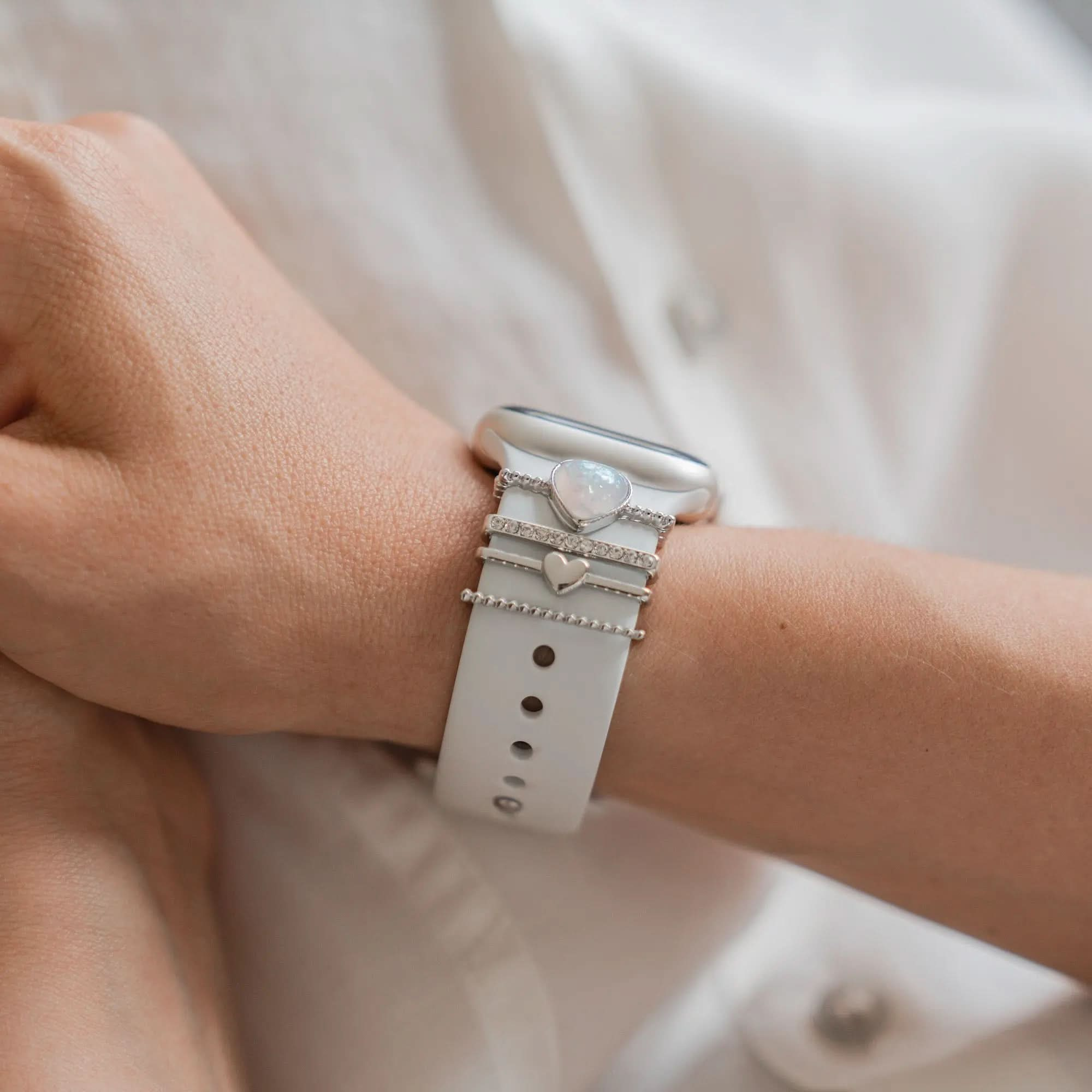 MillesTECband Apple Watch Charms "Loyal" - Silber - MillesTEC