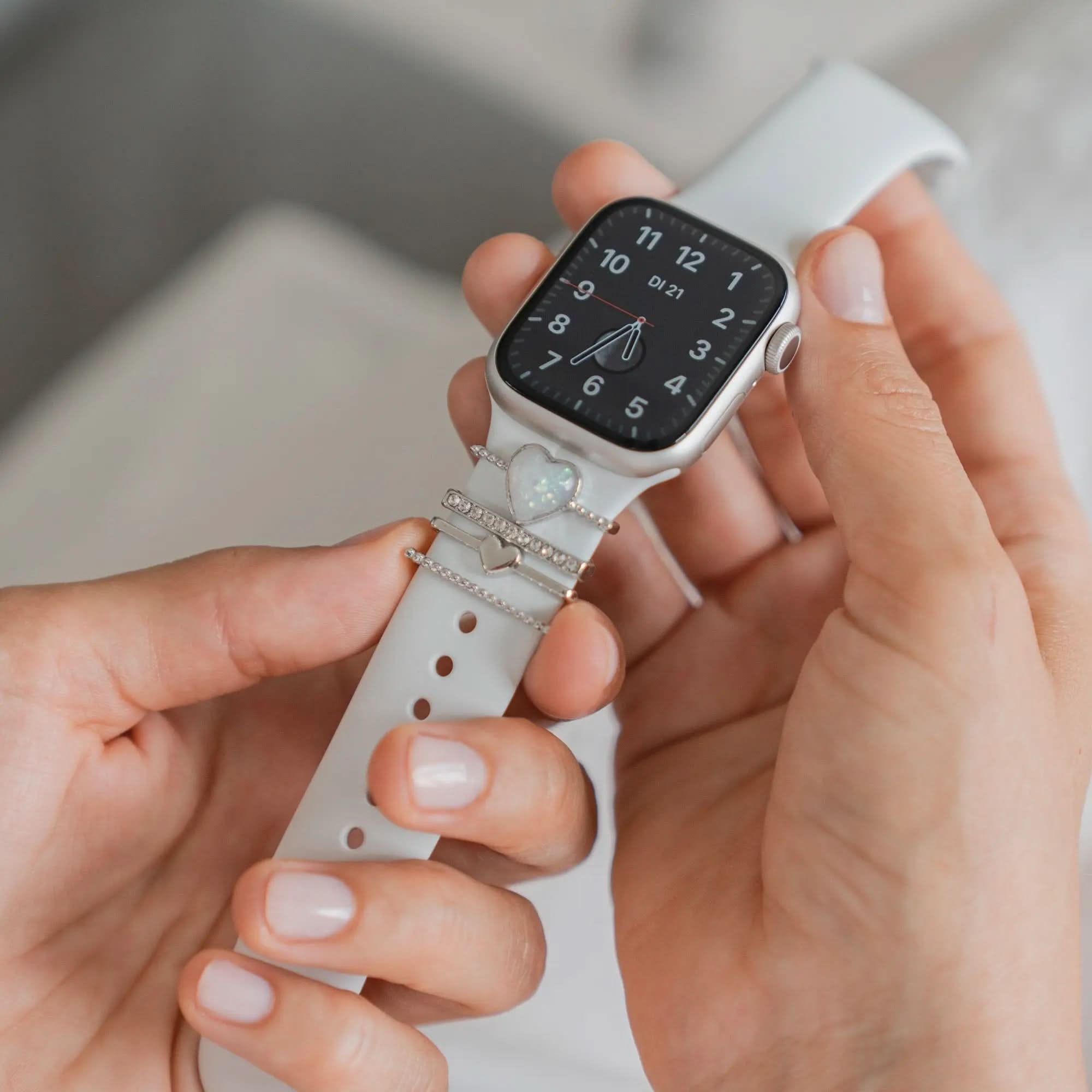 MillesTECband Apple Watch Charms "Loyal" - Silber - MillesTEC