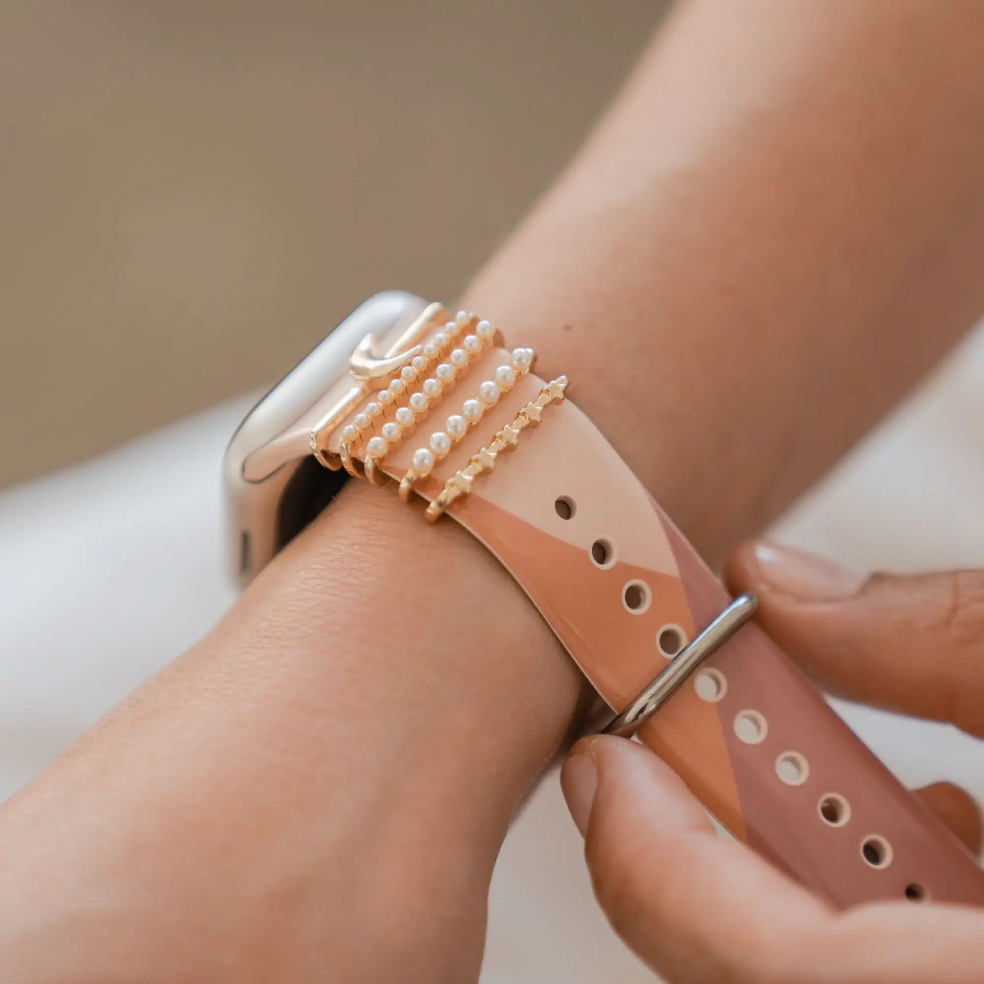 MillesTECband Apple Watch Charms "Moon" - Gold - MillesTEC