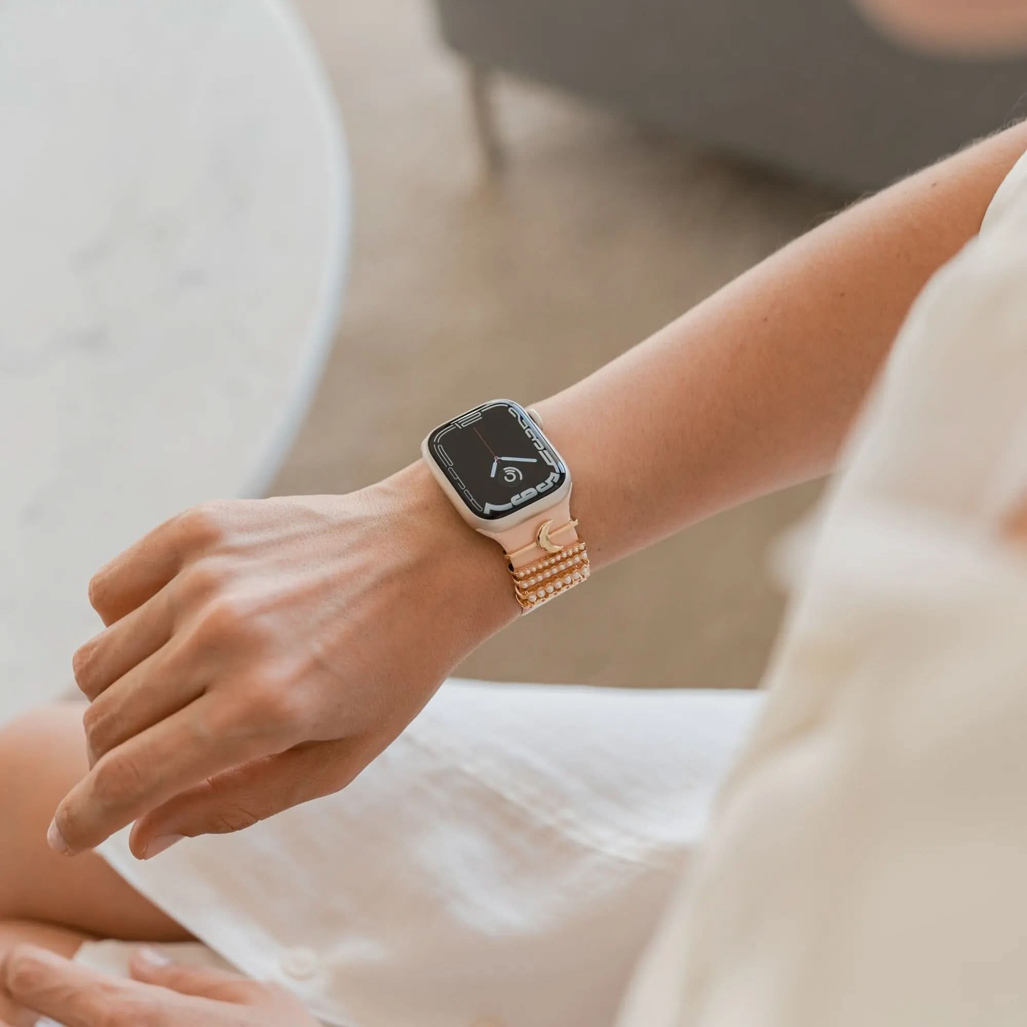MillesTECband Apple Watch Charms "Moon" - Gold - MillesTEC