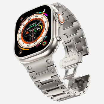 bandkult Apple Watch Ultra Armband "Aurum" Edelstahl