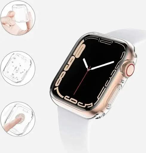 MilesTEC Invisible Air Case für Apple Watch Series 9, 8 und 7 - 45 mm - MillesTEC