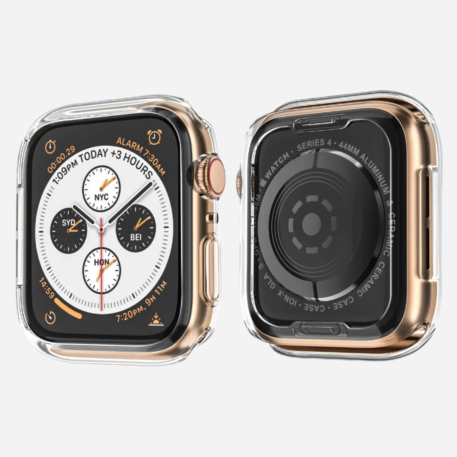 MillesTECband Invisible Air Case für Apple Watch Series 9, 8 und 7 - 41 mm - MillesTEC