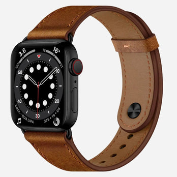 bandkult Vintage Apple Watch Lederarmband