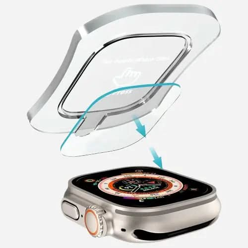 CRYSTAL CLEAR Displayschutz GLAS für Apple Watch Ultra 49 mm - 2er Set - MillesTEC