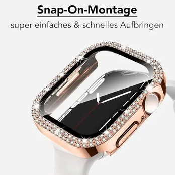bandkult GLAMOUR Apple Watch Hülle Glitzerhülle für Apple Watch – zweite Ansicht