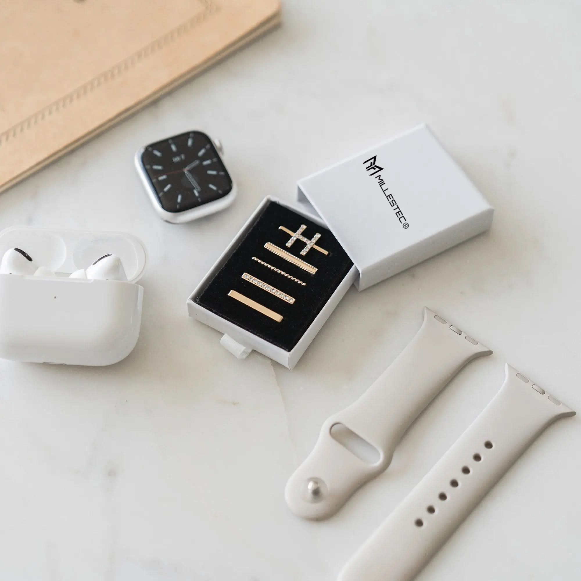 MillesTECband Apple Watch Charms "H Style" - MillesTEC