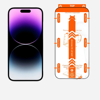 bandkult 2er Set iPhone REVOLUTION Glas-Displayschutz