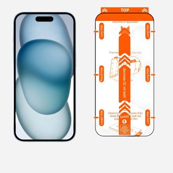 bandkult 2er Set iPhone REVOLUTION Glas-Displayschutz – zweite Ansicht