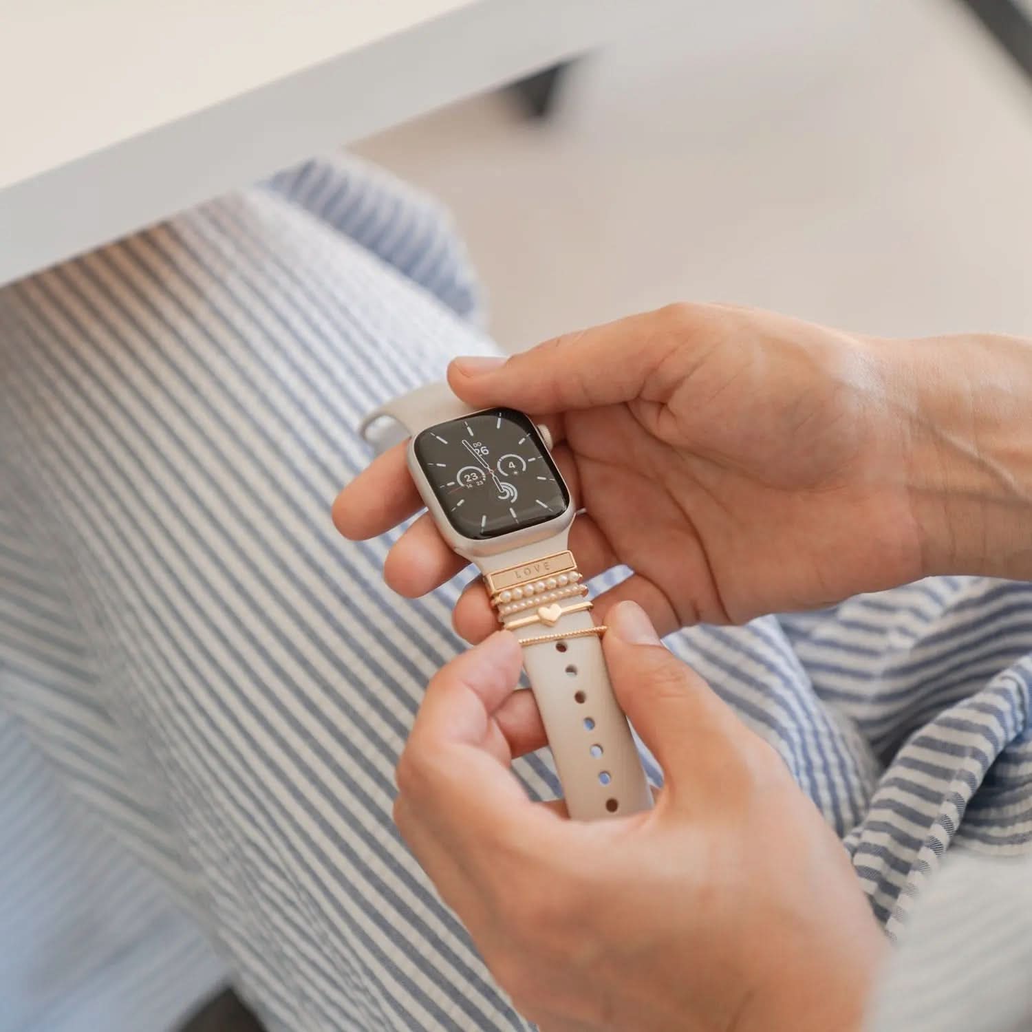 MillesTECband Apple Watch armband bedels MillesTEC