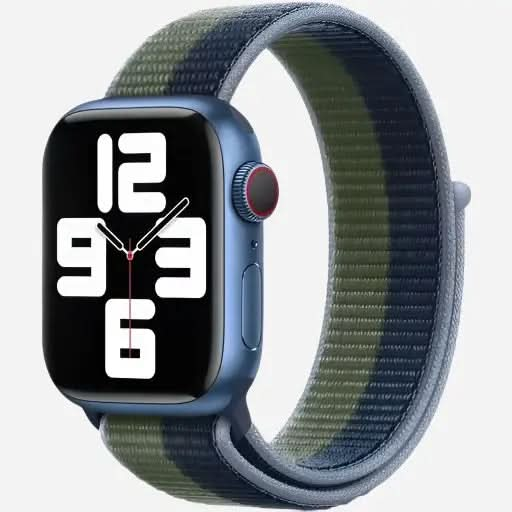 bandkult Woven Nylon Apple Watch Armband Klettverschluss bandkult