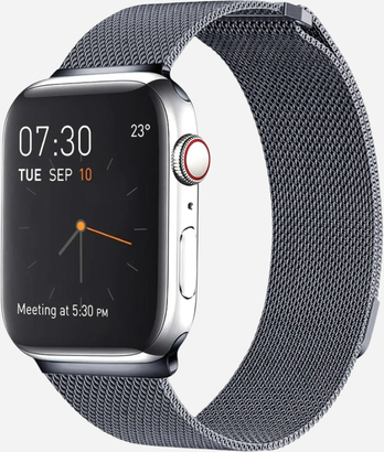 Bracelet bandkult Loop Milanaise pour Apple Watch avec fermeture magnétique - 42/41/40/38 mm - Étoile Polaire – zweite Ansicht