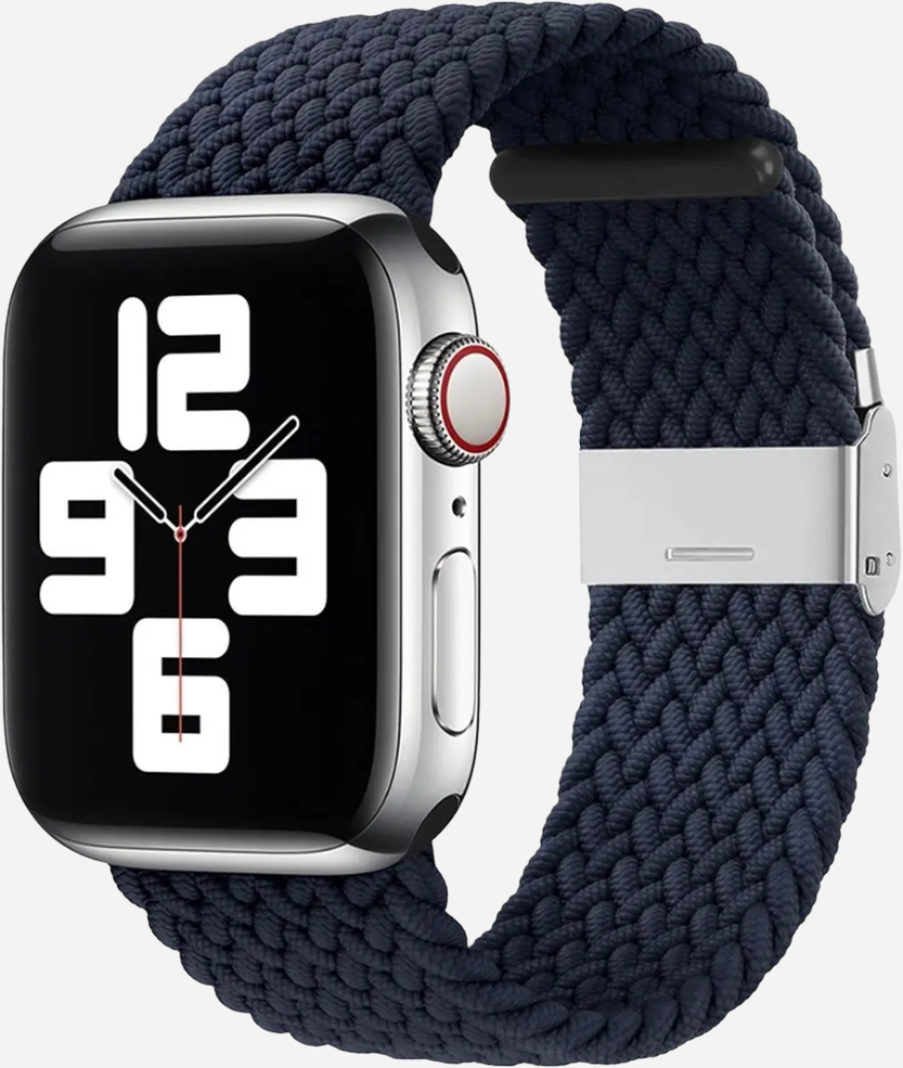 MillesTECband Braided Nylon Apple Watch Armband Klappschließe - 49/46/45/44 mm - Rainbow MillesTEC