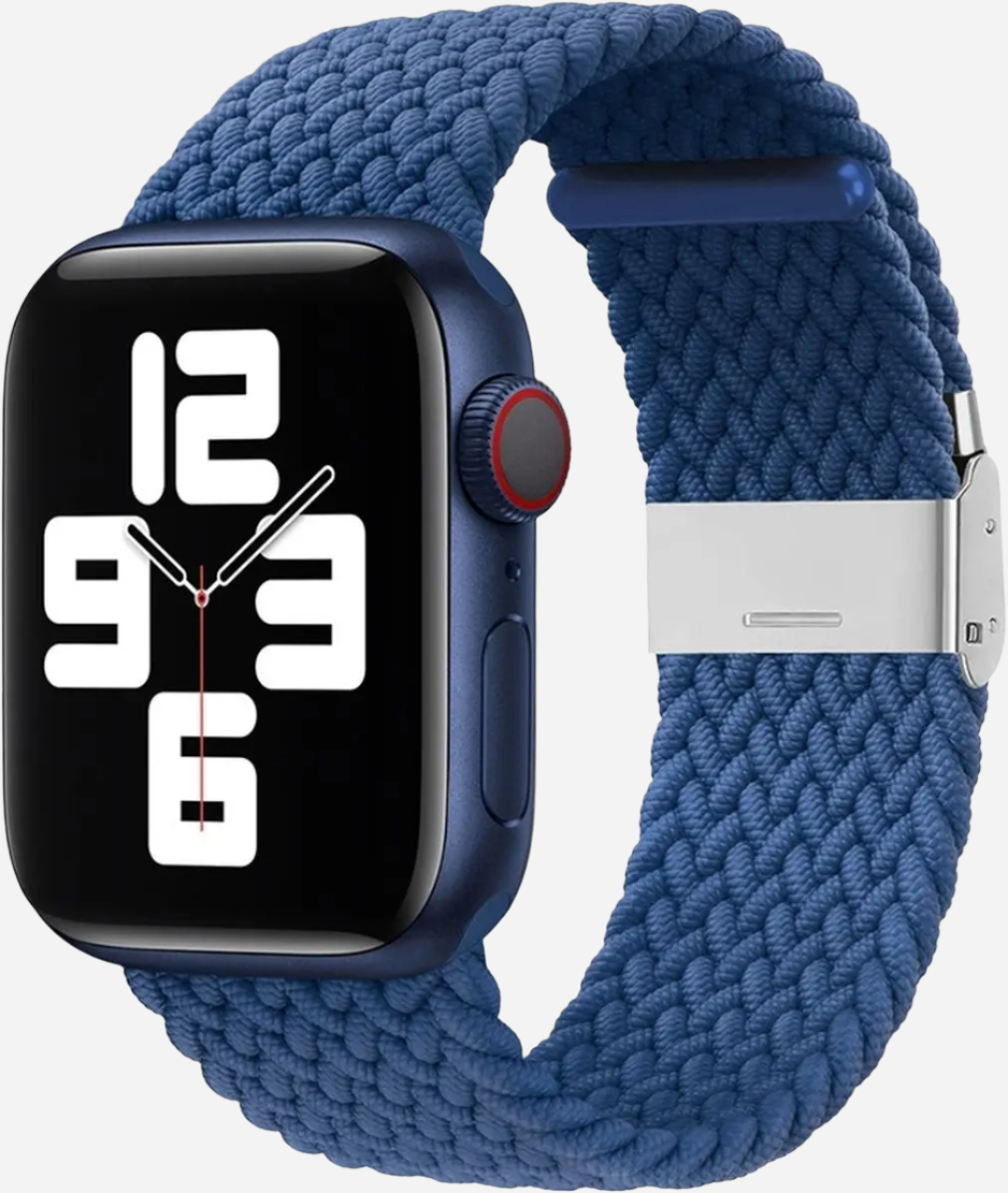MillesTECband Braided Nylon Apple Watch Armband Klappschließe - 49/46/45/44 mm - Rainbow MillesTEC
