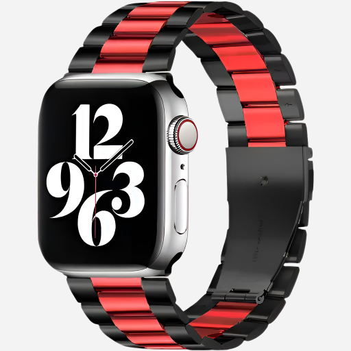 MillesTECband Antwerp Edelstahl Apple Watch Armband Faltschließe MillesTEC