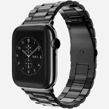 bandkult Antwerp Edelstahl Apple Watch Armband Faltschließe – zweite Ansicht