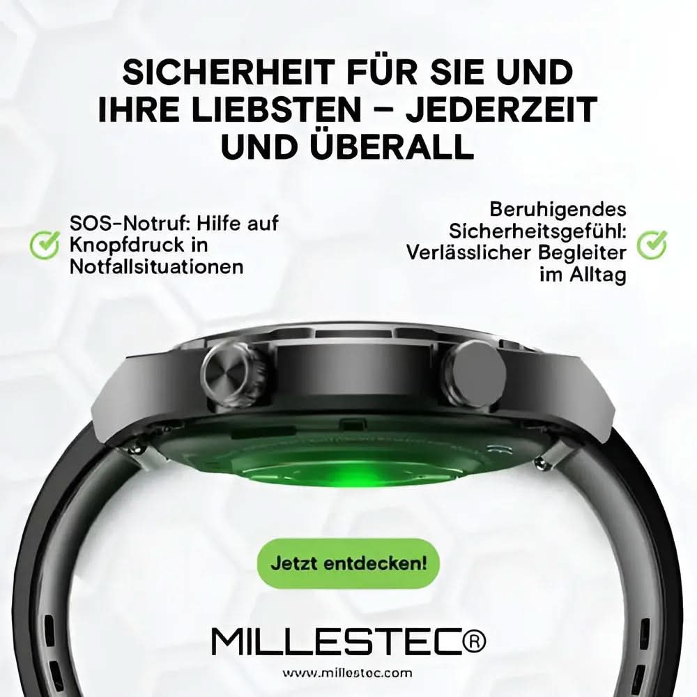 VITAL One 2 - 2025 Premium Smartwatch mit KI Assistenz bandkult