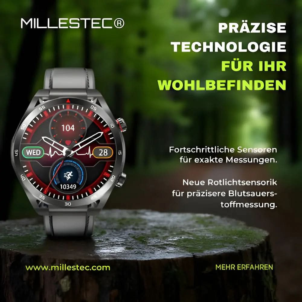 VITAL One 2 - 2025 Premium Smartwatch mit KI Assistenz bandkult