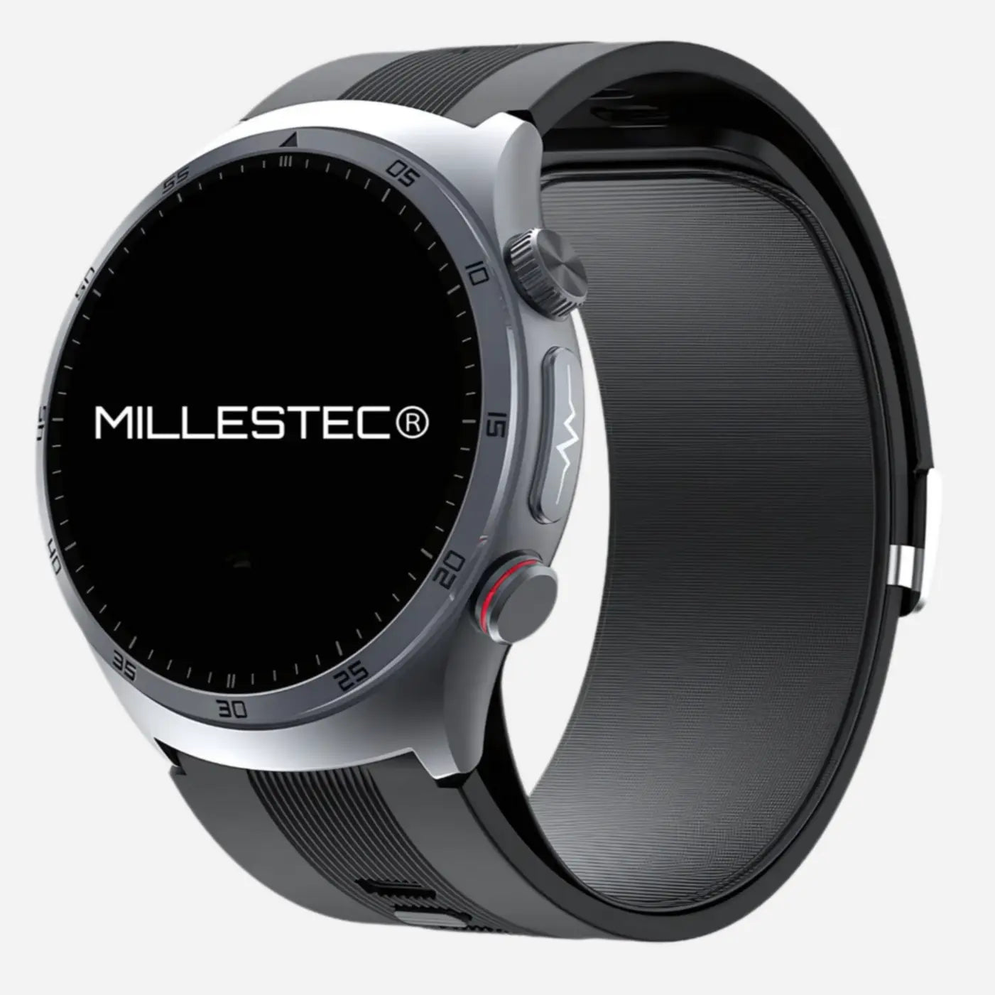 VITAL Air 3 (Rund) – 2025 Blutdruckuhr mit deutscher Sensorik & Mikroairbag MillesTEC