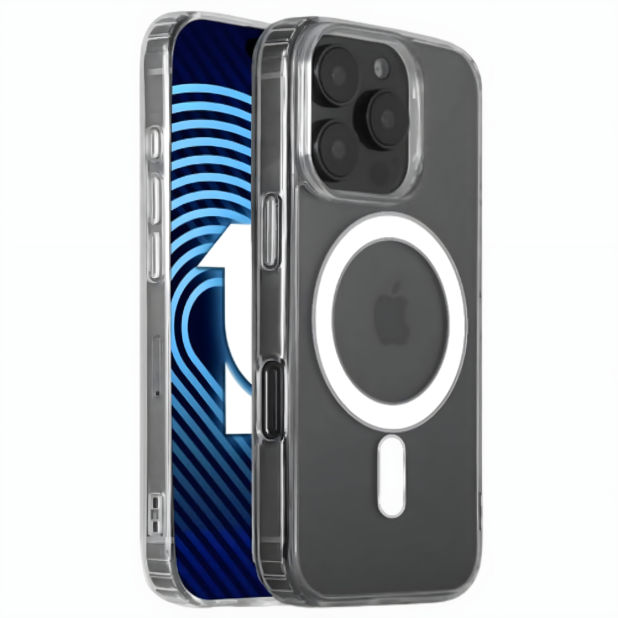bandkult®_iPhone 16 Pro Air Case – Transparentes MagSafe Case mit Stoßschutz