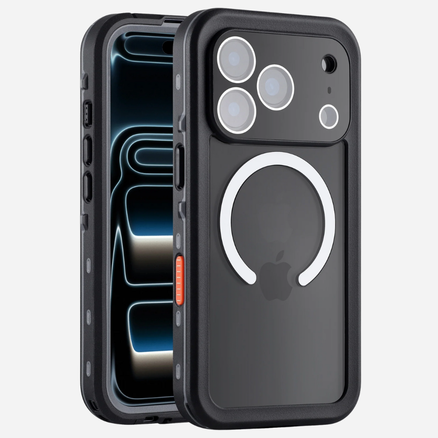 Wasserdichtes Actioncase für iPhone 17 Pro Max – 360°-Schutz, IP68, MagSafe-Ring (Front & Rückseite)
