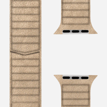 Apple Watch Armband aus Alcantara – Magnetverschluss, kompatibel mit Series 1–10, SE, Ultra & Ultra 2 | bandkult – zweite Ansicht