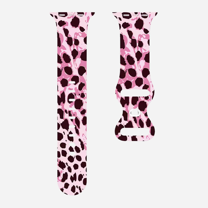 Apple Watch Armband Leopard Style-Design – Silikon Ersatzband 49–41 mm