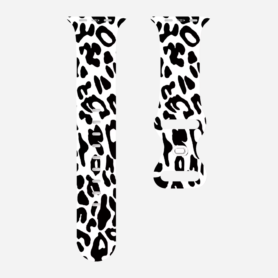 Apple Watch Armband Leopard Style-Design – Silikon Ersatzband 49–41 mm
