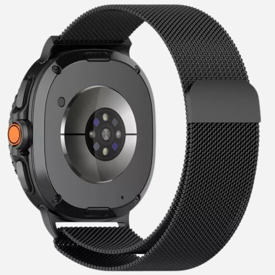 Bandkult Galaxy Watch 8 Classic Milanese Armband Armband (Schwarz)
