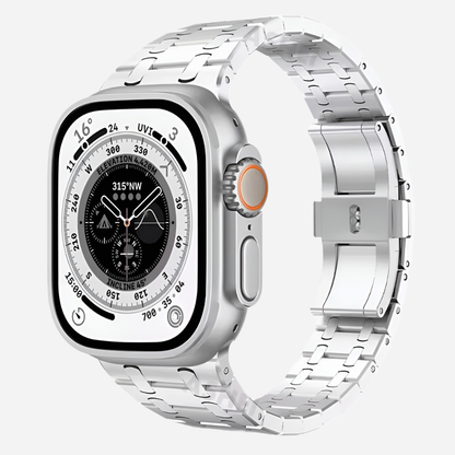 TitanLink™ – Klassisches Edelstahl-Armband für Apple Watch (Ultra, Series 3–9, SE)