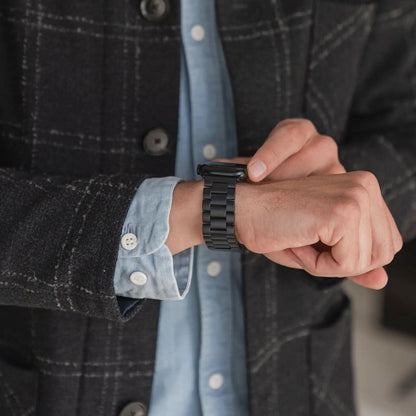 MillesTECband Apple Watch Gliederarmband "Arctica" MillesTEC