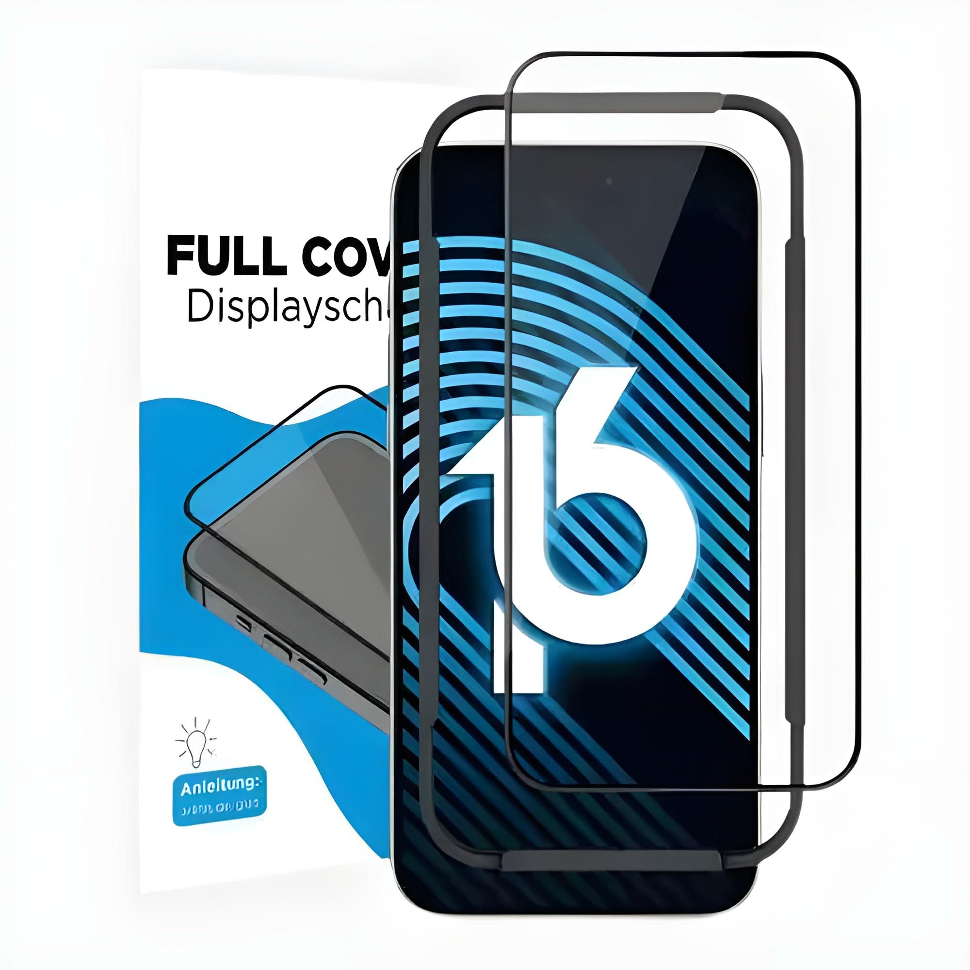bandkult iPhone 16 Displayschutz GLAS - hüllenfreundlich bandkult