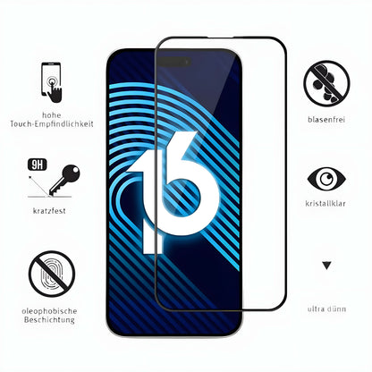 bandkult iPhone 16 Displayschutz GLAS - hüllenfreundlich bandkult