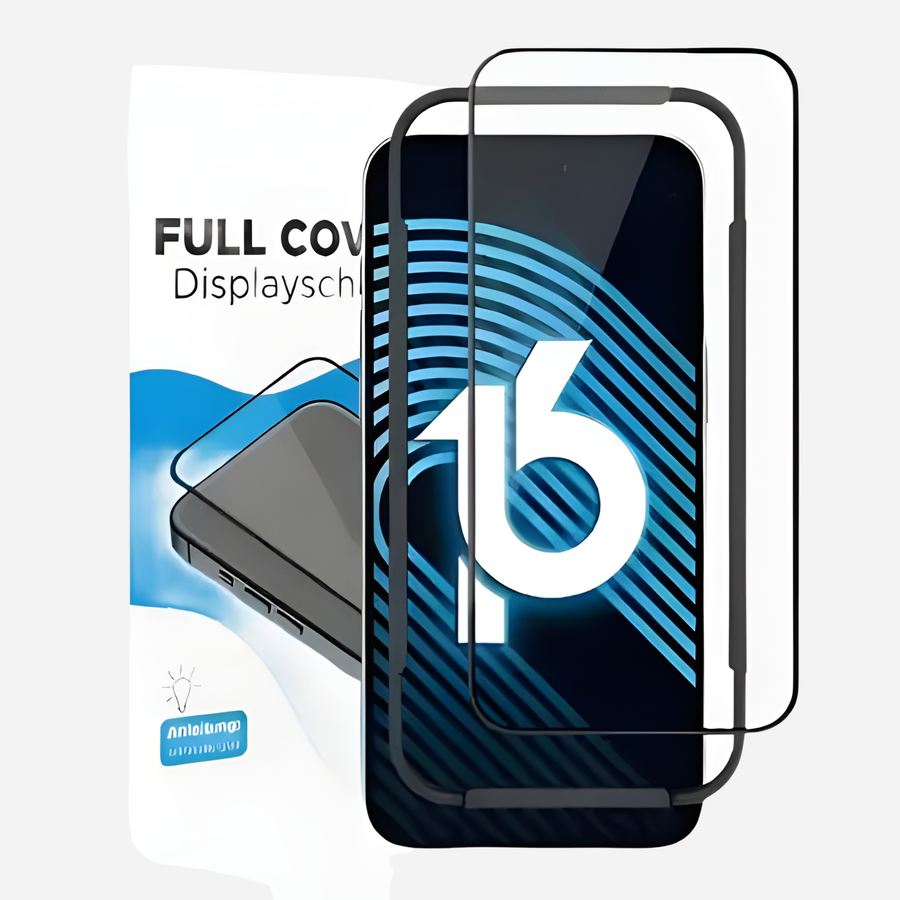 bandkult iPhone 16 Plus Displayschutz GLAS - hüllenfreundlich bandkult
