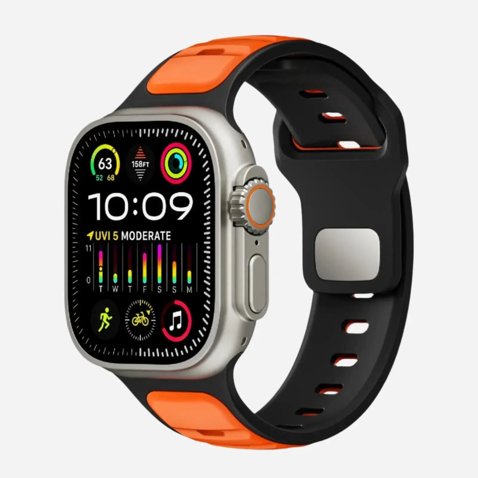 MillesTECband Apple Watch Silikonarmband „Swift“ MillesTEC