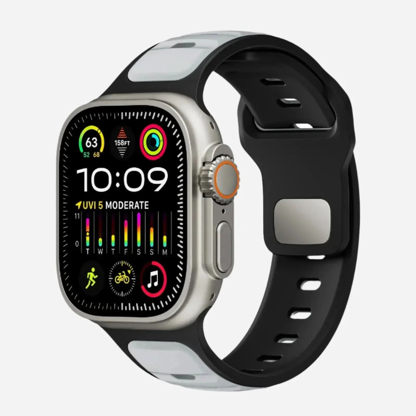 MillesTECband Apple Watch Silikonarmband „Swift“ MillesTEC